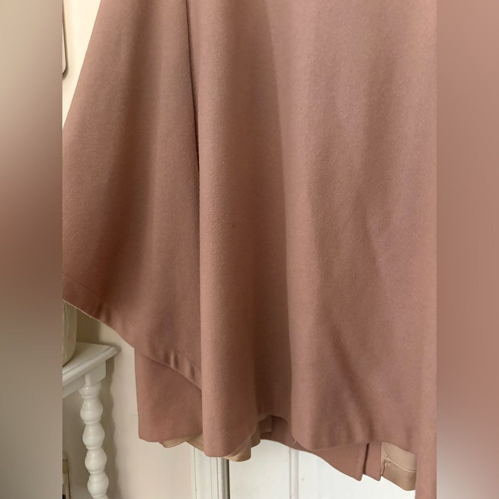 VTG Bonders Dusty Rose Pink Wool Flare Cape - Picture 15 of 16